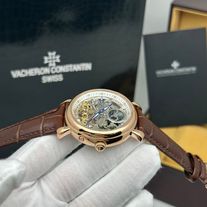 Vacheron Constantin Openworked Mechanical Moonphase – Rose Gold