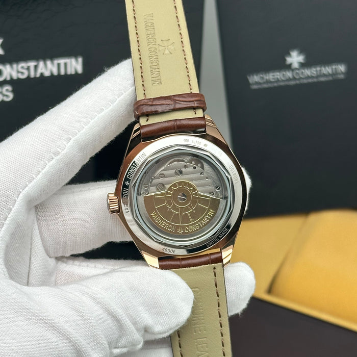 Vacheron Constantin Automatic Moonphase Calendar – Rose Gold White Dial