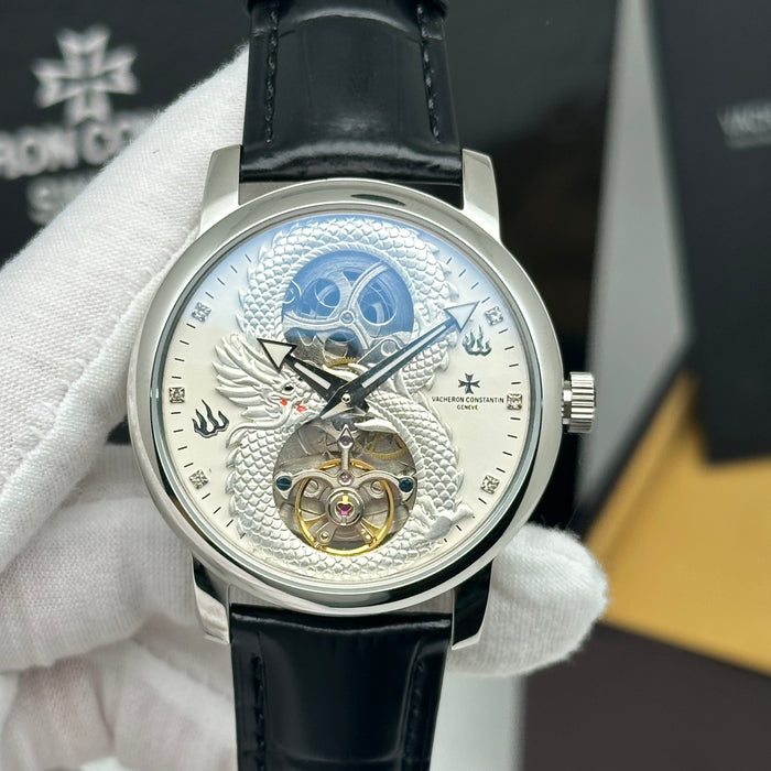 Vacheron Constantin Skeleton Dragon Dial Tourbillon – Silver White Edition