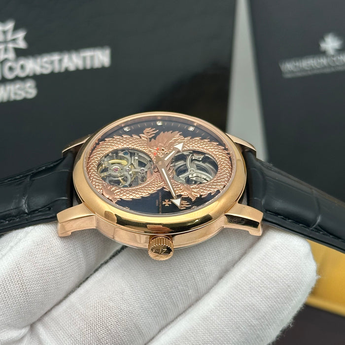 Vacheron Constantin Skeleton Dragon Dial Tourbillon – Rose Gold Black Edition