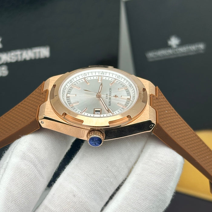 Vacheron Constantin Overseas Automatic white Dial - Brown Strap