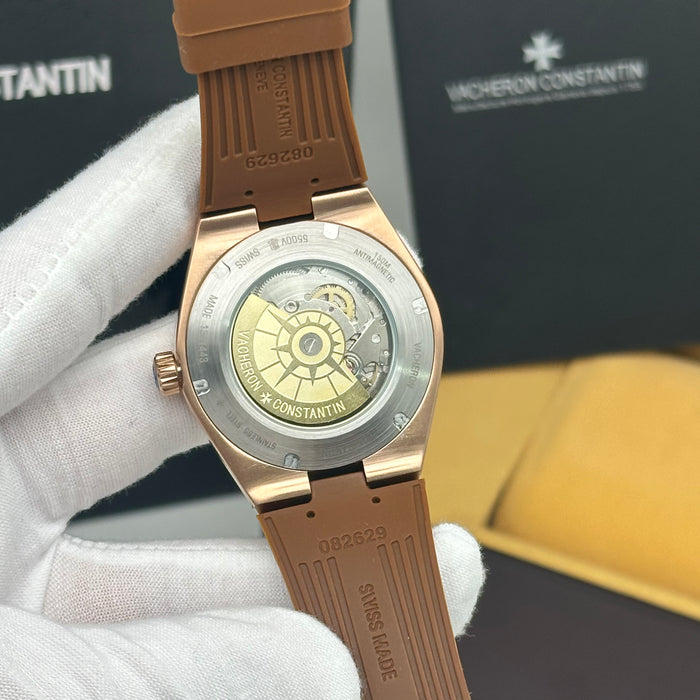 Vacheron Constantin Overseas Automatic white Dial - Brown Strap