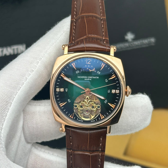Vacheron Constantin Emerald Moonphase Tourbillon Rose Gold Edition