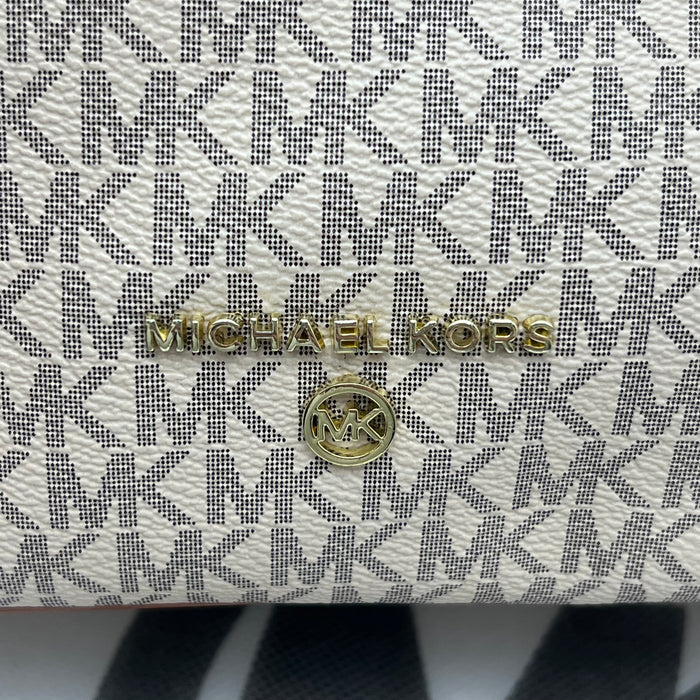 Michael Kors Monogram Hobo Shoulder Bag – Convertible Crossbody Strap