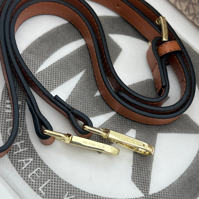 Michael Kors Monogram Hobo Shoulder Bag – Convertible Crossbody Strap