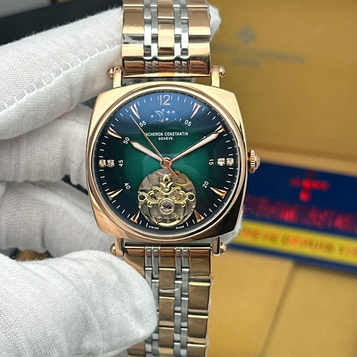 Vacheron Constantin Moonphase Open Heart Rose Gold Two-Tone Edition
