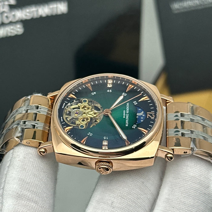 Vacheron Constantin Moonphase Open Heart Rose Gold Two-Tone Edition