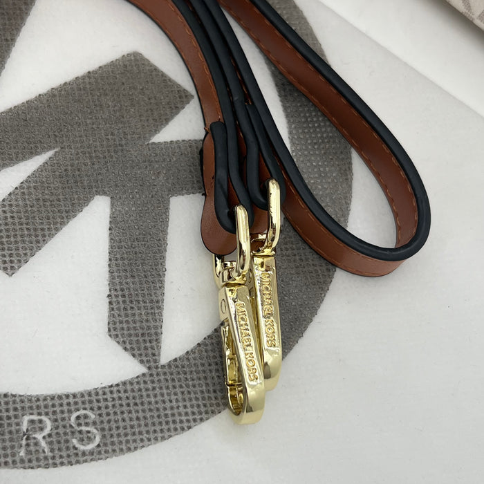 Michael Kors Mini Monogram Satchel Bag – Top Handle & Crossbody Strap