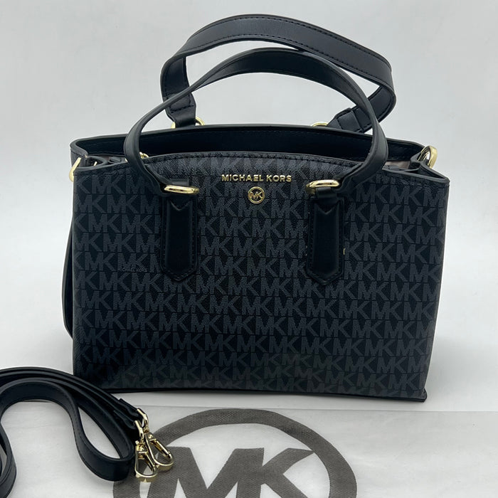 Michael Kors Mini Monogram Satchel Bag – Top Handle & Crossbody Strap