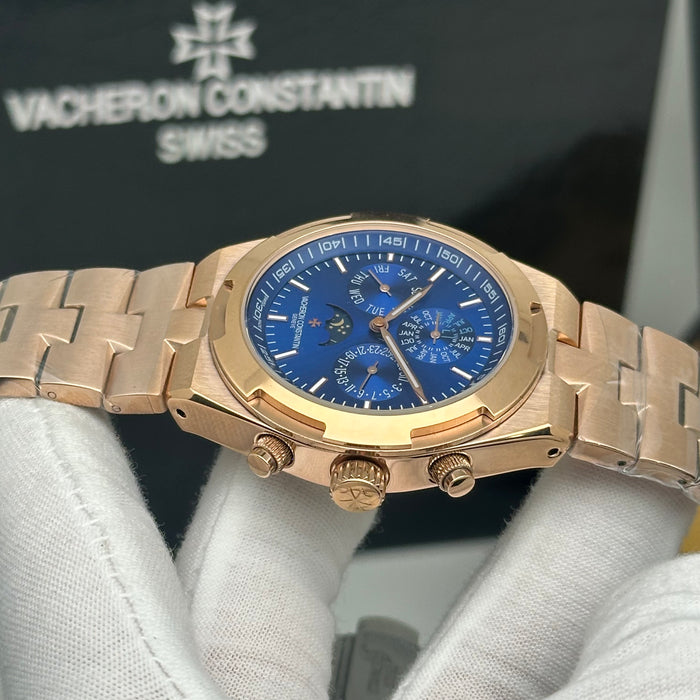 Vacheron Constantin Overseas Perpetual Calendar Rose Gold Blue Dial Edition