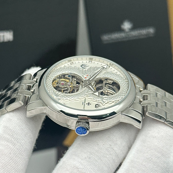 Vacheron Constantin Dragon Dial Skeleton Tourbillon Silver Edition