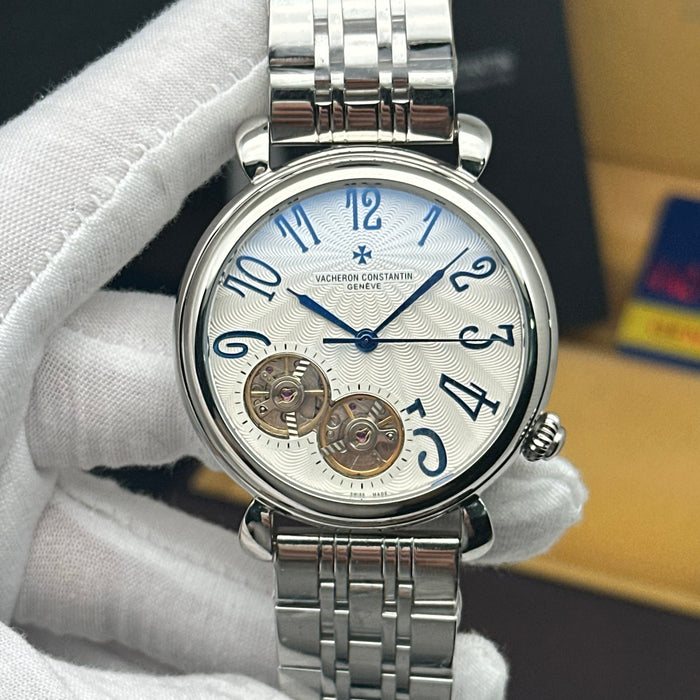 Vacheron Constantin Dual Open-Heart Silver Dial Automatic