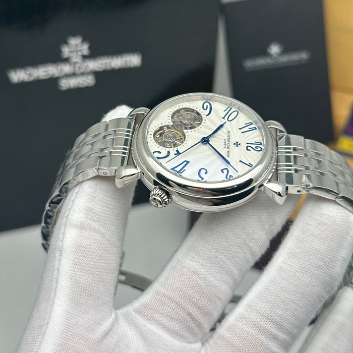 Vacheron Constantin Dual Open-Heart Silver Dial Automatic