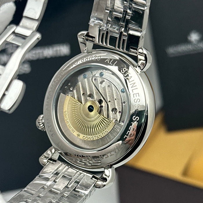 Vacheron Constantin Dual Open-Heart Silver Dial Automatic