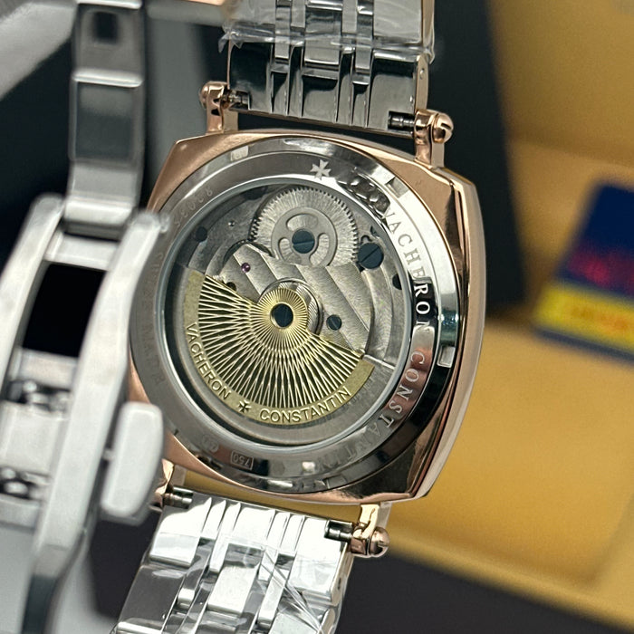Vacheron Constantin Moonphase Open-Heart Rose Gold Automatic Watch