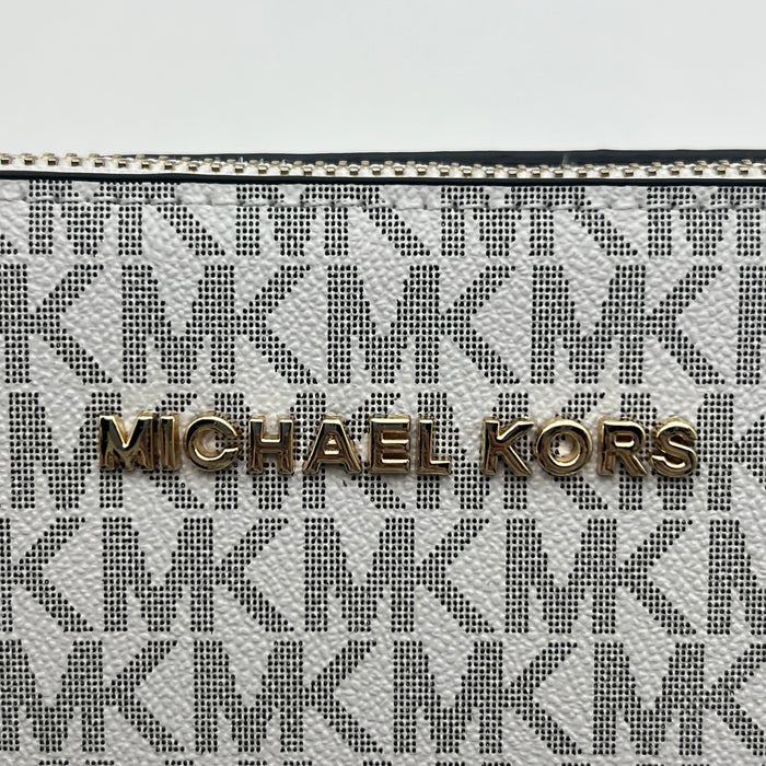 Michael Kors Monogram Chain Shoulder Bag – Convertible Crossbody Pochette