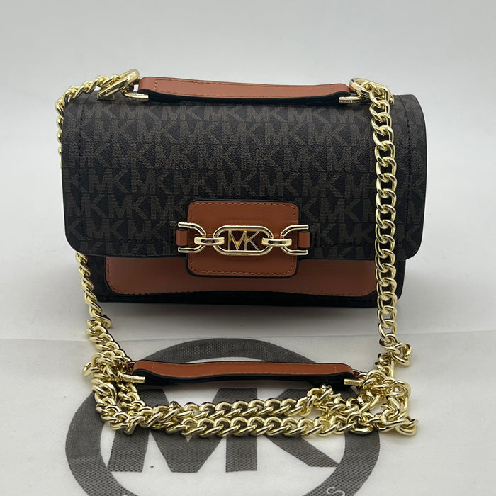 Michael Kors Chain Flap Bag – Luxury MK Logo Shoulder & Crossbody