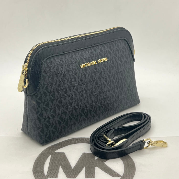 Michael Kors Slim Zip Crossbody – MK Signature Everyday Bag
