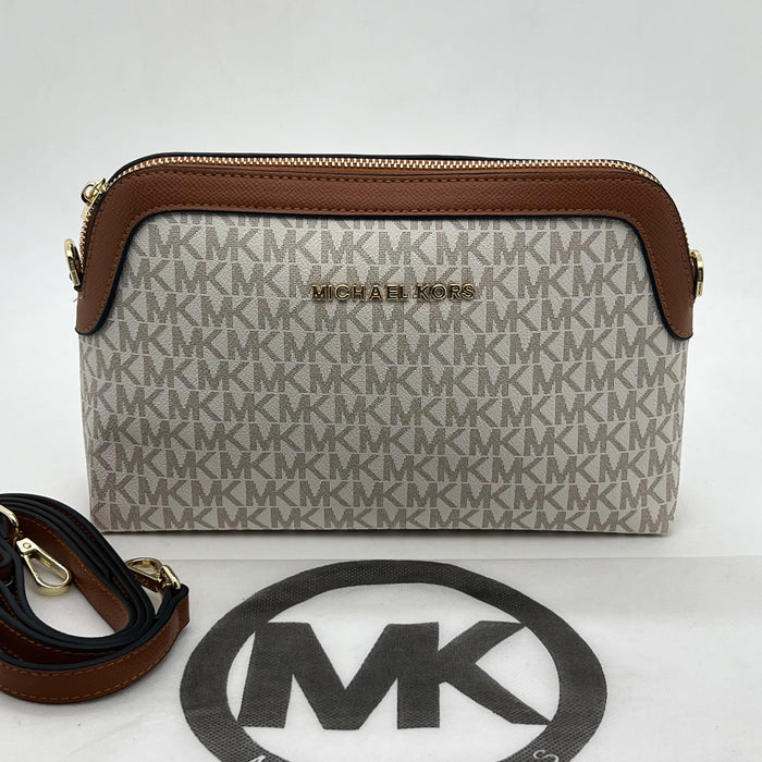 Michael Kors Slim Zip Crossbody – MK Signature Everyday Bag