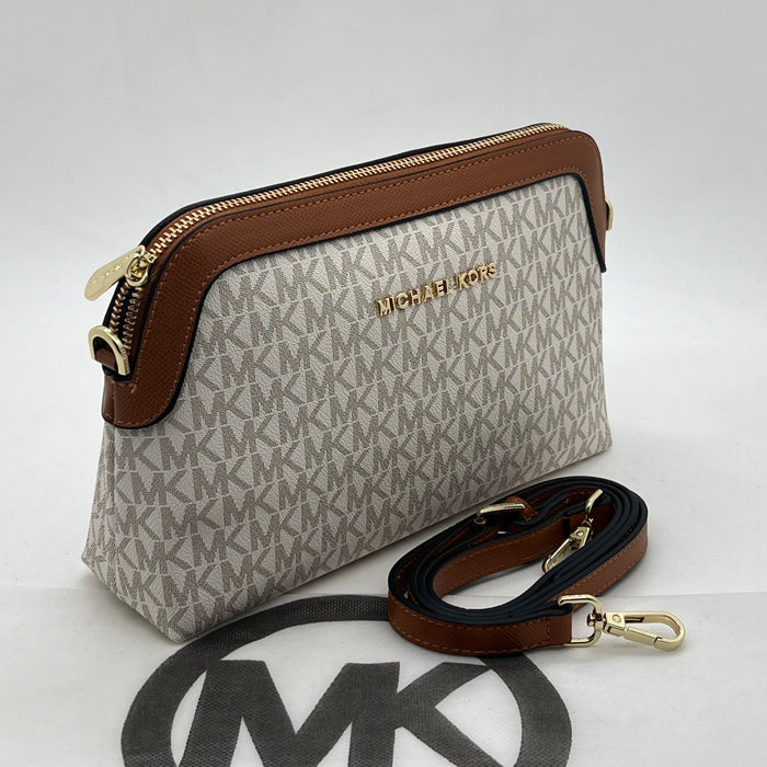 Michael Kors Slim Zip Crossbody – MK Signature Everyday Bag