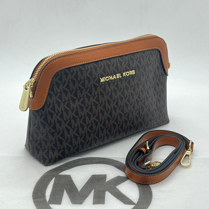 Michael Kors Slim Zip Crossbody – MK Signature Everyday Bag