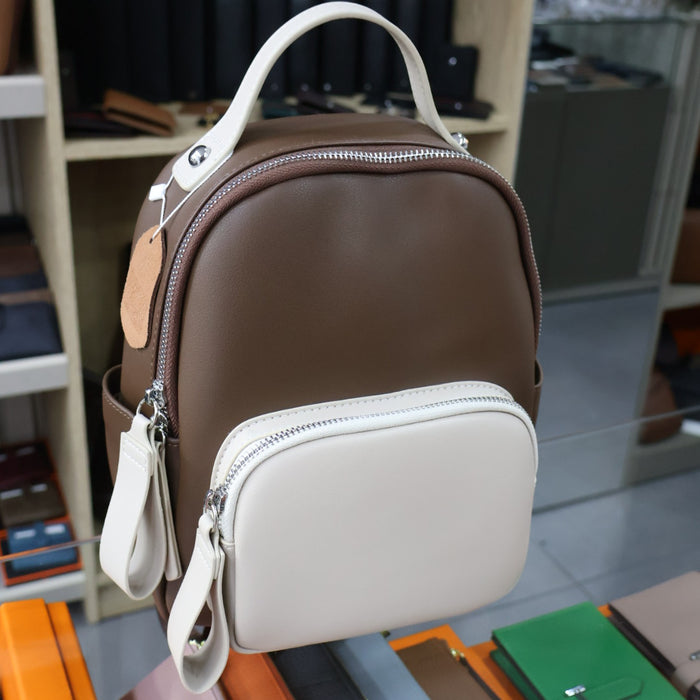 Genuine Leather Women Backpack