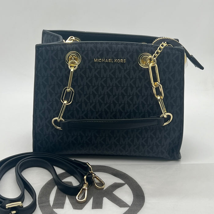 Michael Kors Chain Handle Bag – MK Signature Luxury Crossbody