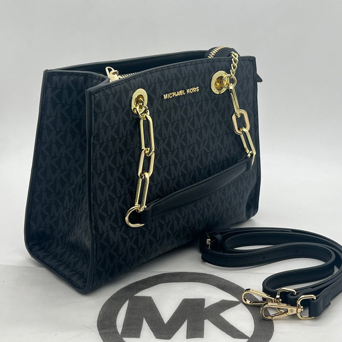 Michael Kors Chain Handle Bag – MK Signature Luxury Crossbody