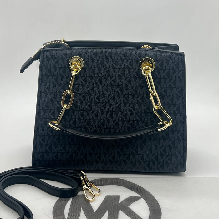 Michael Kors Chain Handle Bag – MK Signature Luxury Crossbody