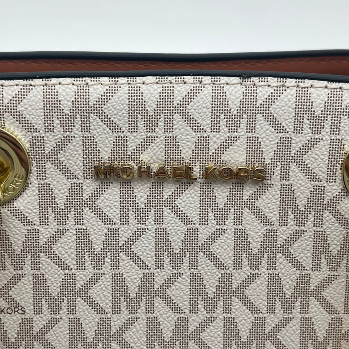 Michael Kors Chain Handle Bag – MK Signature Luxury Crossbody