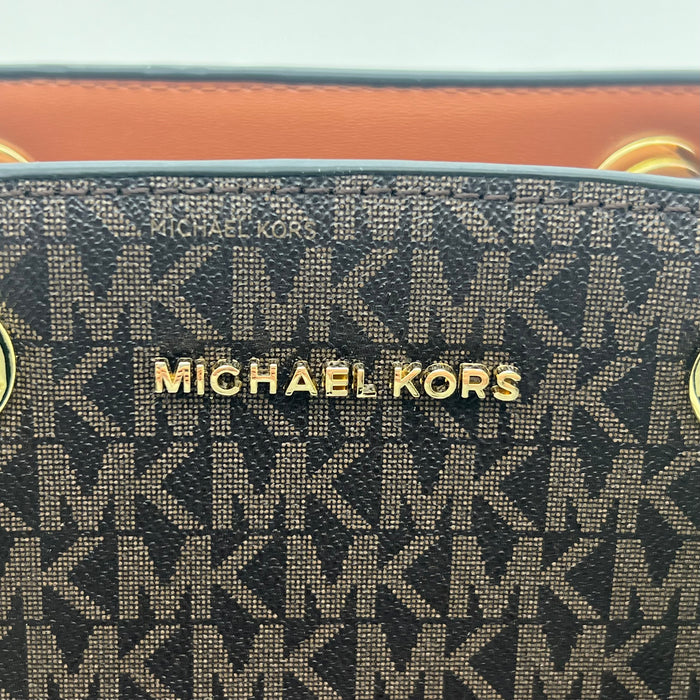Michael Kors Chain Handle Bag – MK Signature Luxury Crossbody