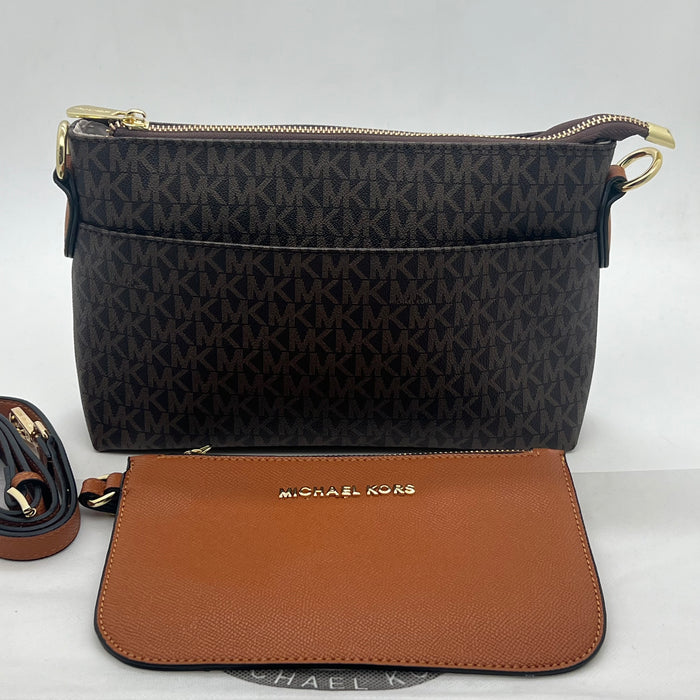 Michael Kors 2-in-1 Crossbody Bag – MK Signature Organizer Set