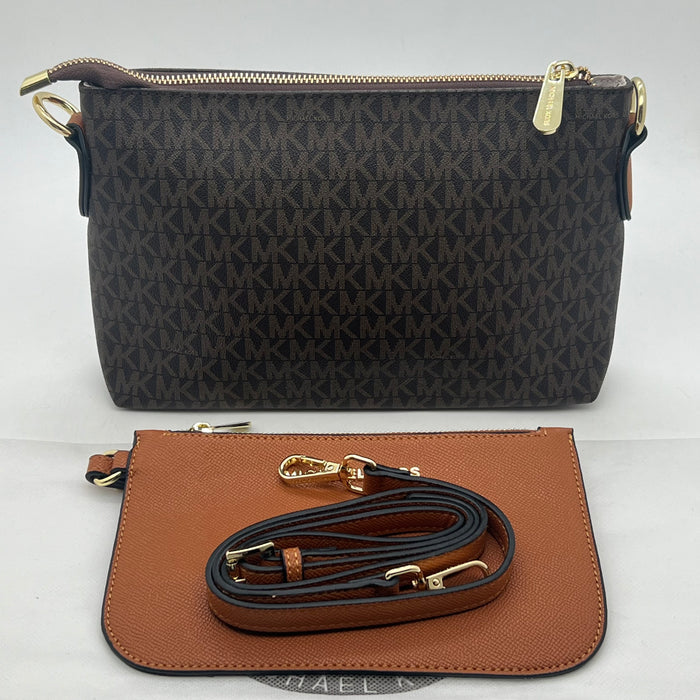 Michael Kors 2-in-1 Crossbody Bag – MK Signature Organizer Set
