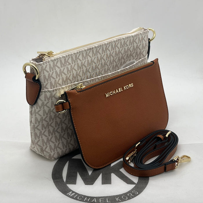 Michael Kors 2-in-1 Crossbody Bag – MK Signature Organizer Set