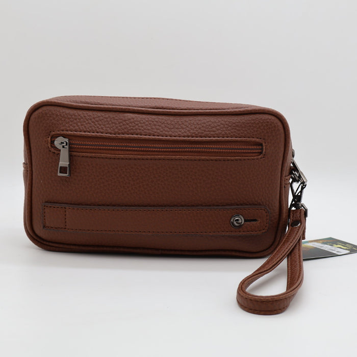 West Polo Men’s Leather Wristlet Bag