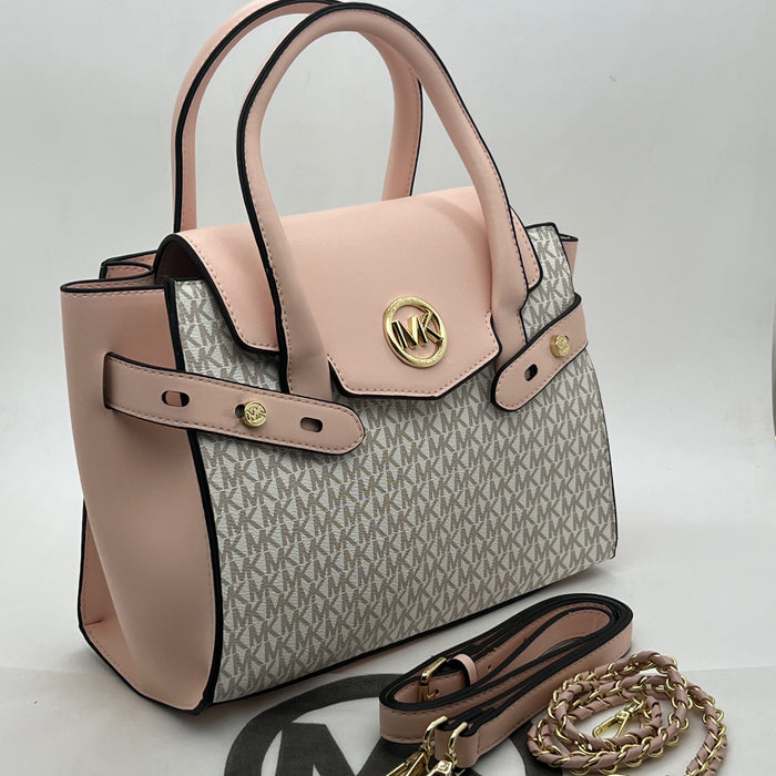 Michael Kors Structured Top Handle Bag – 3-in-1 Luxury Style