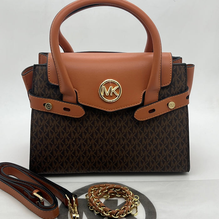Michael Kors Structured Top Handle Bag – 3-in-1 Luxury Style