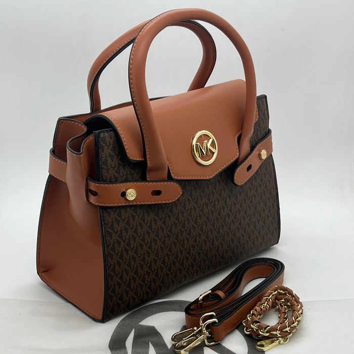 Michael Kors Structured Top Handle Bag – 3-in-1 Luxury Style
