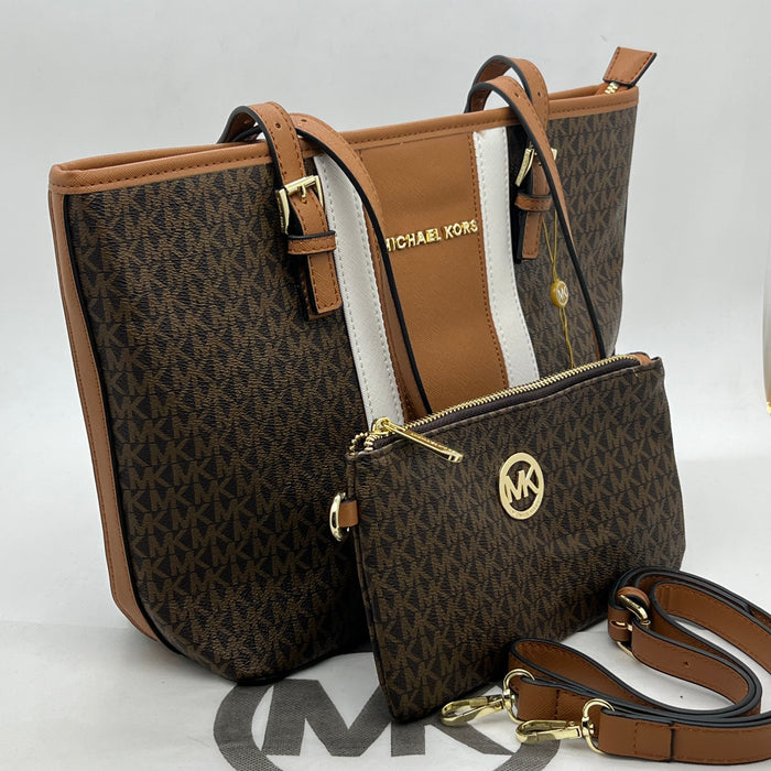 Michael Kors 2-Piece Tote Set – Bag + Matching Pouch