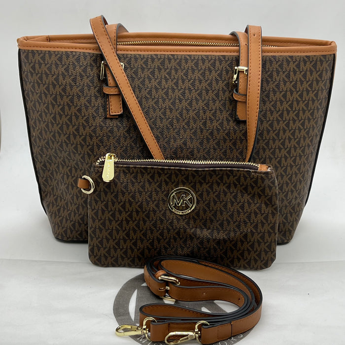 Michael Kors 2-Piece Tote Set – Bag + Matching Pouch