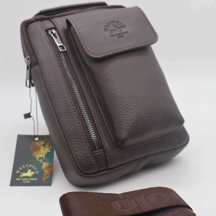 West Polo Men’s Crossbody Shoulder Bag