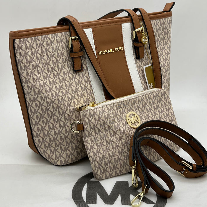 Michael Kors 2-Piece Tote Set – Bag + Matching Pouch