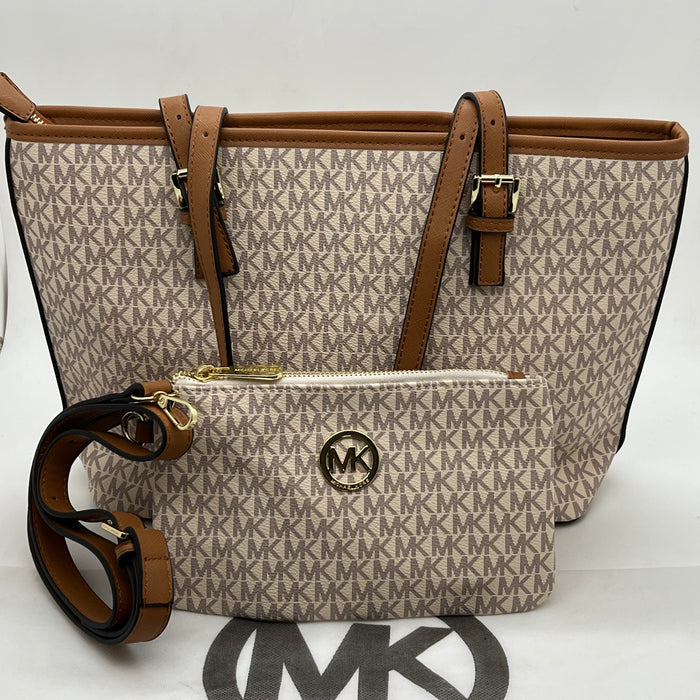 Michael Kors 2-Piece Tote Set – Bag + Matching Pouch