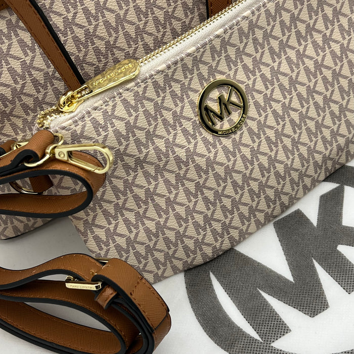Michael Kors 2-Piece Tote Set – Bag + Matching Pouch