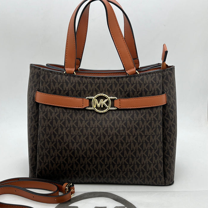 Michael Kors Structured Tote – Elegant MK Logo Edition
