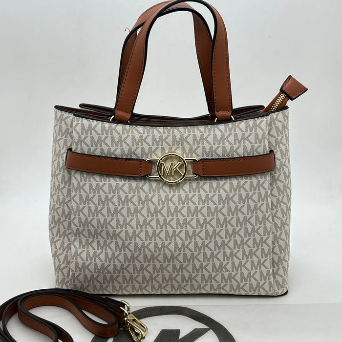 Michael Kors Structured Tote – Elegant MK Logo Edition