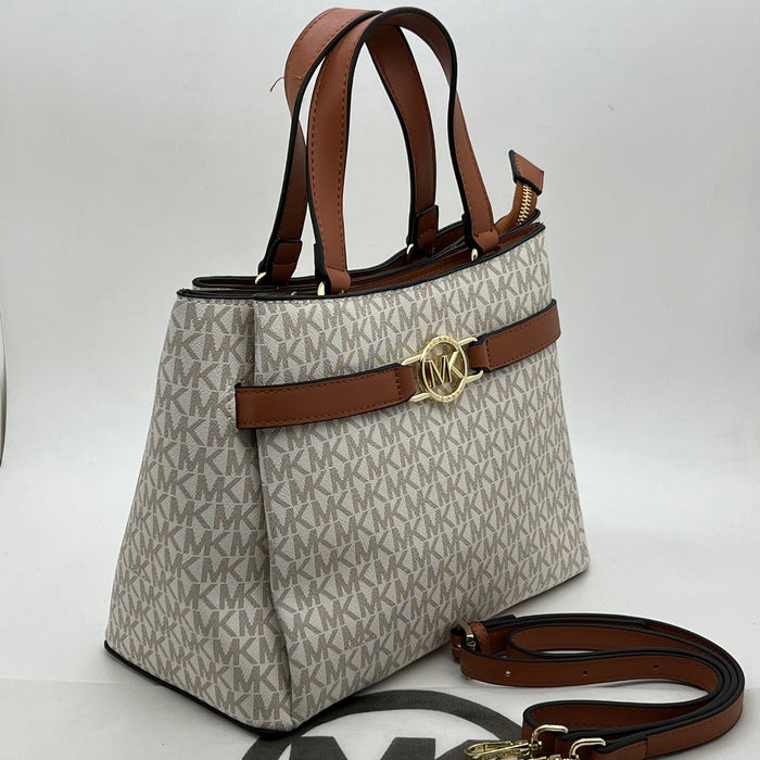 Michael Kors Structured Tote – Elegant MK Logo Edition