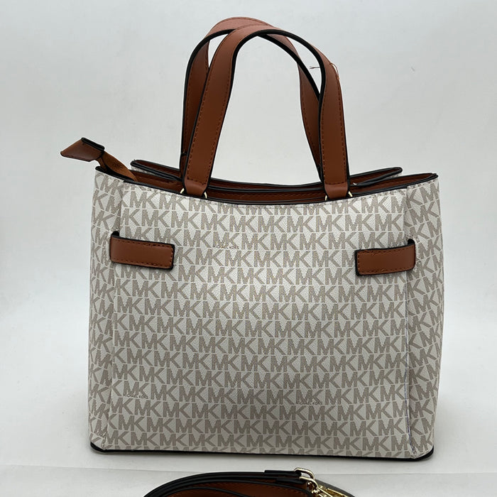 Michael Kors Structured Tote – Elegant MK Logo Edition