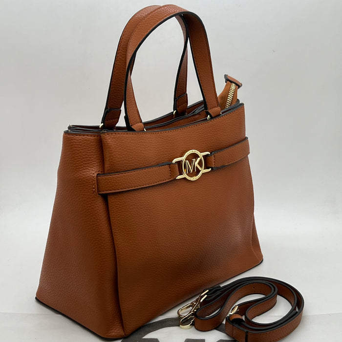 Michael Kors Premium Leather Tote – MK Signature Logo