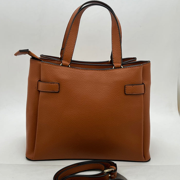Michael Kors Premium Leather Tote – MK Signature Logo